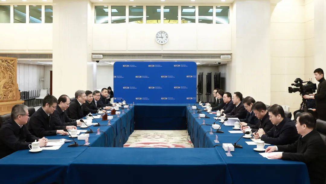 王文涛部长会见河南省委书记刘宁一行
